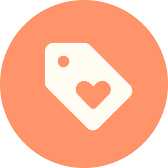 Heart Label Icon