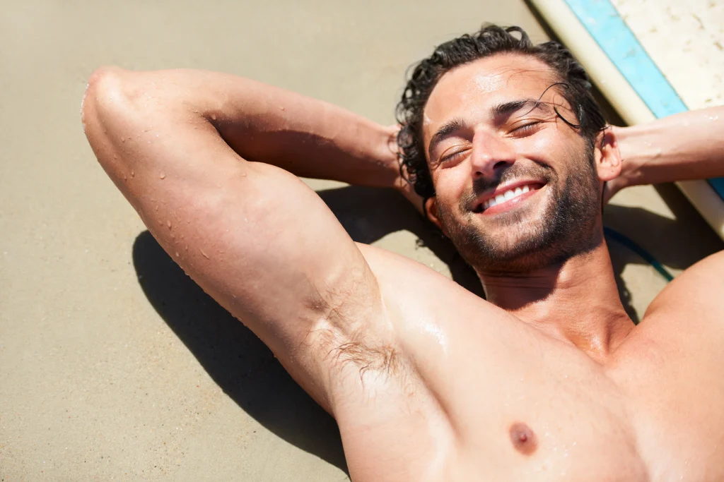 Smiling Man Posed
